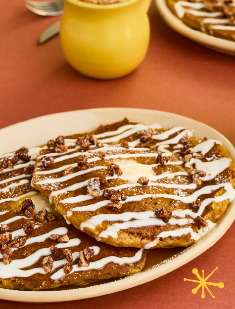 Pumpkin Pecan Pie Pancakes