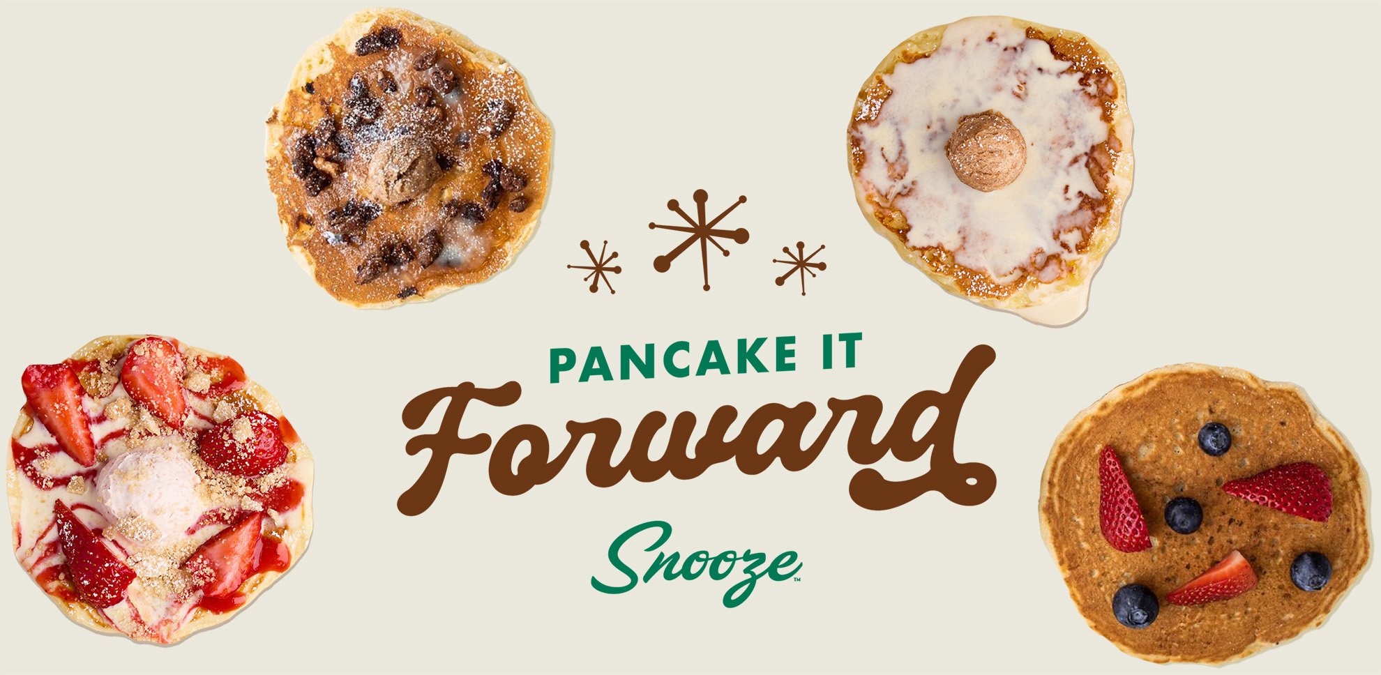 Snooze Invites You to Pancake it Forward